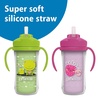 image:imageDr Browns Milestones Insulated Sippy Cup with Straw and Handles SpillProof Tumbler with Lid 2Pack Blue amp Green 10 oz300 mL BPA Free 12mGreen  Purple