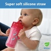 image:imageDr Browns Milestones Insulated Sippy Cup with Straw and Handles SpillProof Tumbler with Lid 2Pack Pink 10 oz300 mL BPA Free 12m2 Count Pack of 1