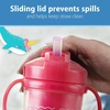 image:imageDr Browns Milestones Insulated Sippy Cup with Straw and Handles SpillProof Tumbler with Lid 2Pack Pink 10 oz300 mL BPA Free 12m2 Count Pack of 1