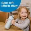 image:imageDr Browns Milestones Insulated Sippy Cup with Straw and Handles SpillProof Tumbler with Lid PinkCoral 10 oz300 mL BPAFree 12m 2PackLightGreen  Green