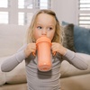 image:imageDr Browns Milestones Insulated Sippy Cup with Straw and Handles SpillProof Tumbler with Lid PinkCoral 10 oz300 mL BPAFree 12m 2PackPinkOrangeGreenGreen