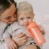 image:imageDr Browns Milestones Insulated Sippy Cup with Straw and Handles SpillProof Tumbler with Lid PinkCoral 10 oz300 mL BPAFree 12m 2PackPinkOrangeGreenGreen