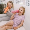 image:imageDr Browns Milestones Insulated Sippy Cup with Straw and Handles SpillProof Tumbler with Lid PinkCoral 10 oz300 mL BPAFree 12m 2PackPinkOrangeGreenPurple