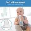 image:imageDr Browns Milestones Narrow Sippy Bottle 100 Silicone Soft Sippy Spout 8oz250mL 6m Lion1 Pack  Bunny