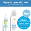 image:imageDr Browns Milestones Narrow Sippy Bottle 100 Silicone Soft Sippy Spout 8oz250mL 6m Lion1 Pack  Bunny