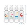image:imageDr Browns Milestones Narrow Sippy Bottle 100 Silicone Soft Sippy Spout 8oz250mL 6m Lion1 Pack  Flamingo
