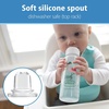 image:imageDr Browns Milestones Narrow Sippy Bottle 100 Silicone Soft Sippy Spout 8oz250mL 6m Lion2 Pack  Flamingo  Bunny