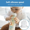 image:imageDr Browns Milestones Narrow Sippy Bottle 100 Silicone Soft Sippy Spout 8oz250mL 6m Lion2 Pack  Fox  Lion