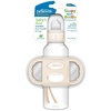 image:imageDr Browns Milestones Narrow Sippy Spout Bottle with 100 Silicone EasyGrip Handles and Soft Sippy Spout 8oz250mL Gray 1Pack 6m1 Pack  Ecru