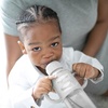 image:imageDr Browns Milestones Narrow Sippy Spout Bottle with 100 Silicone EasyGrip Handles and Soft Sippy Spout 8oz250mL Gray 1Pack 6m1 Pack  Green