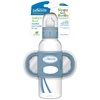image:imageDr Browns Milestones Narrow Sippy Spout Bottle with 100 Silicone EasyGrip Handles and Soft Sippy Spout 8oz250mL Gray 1Pack 6m1 Pack  Light Blue