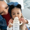 image:imageDr Browns Milestones Narrow Sippy Spout Bottle with 100 Silicone EasyGrip Handles and Soft Sippy Spout 8oz250mL Gray 1Pack 6m2 Pack  Black  Ecru