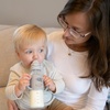 image:imageDr Browns Milestones Narrow Sippy Straw Bottle SpillProof with 100 Silicone Handles and Weighted Straw 8 oz250 mL BlueGray 6m2 Count