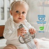 image:imageDr Browns Milestones Narrow Sippy Straw Bottle SpillProof with 100 Silicone Handles and Weighted Straw 8 oz250 mL BlueGray 6m2 Count