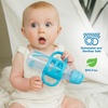 image:imageDr Browns Milestones Narrow Sippy Straw Bottle SpillProof with 100 Silicone Handles and Weighted Straw 8 oz250 mL Gray 6mBlue