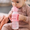 image:imageDr Browns Milestones Narrow Sippy Straw Bottle SpillProof with 100 Silicone Handles and Weighted Straw 8 oz250 mL Gray 6mPink  Pink