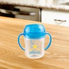 image:imageDr Browns Milestones Soft Spout Sippy Cup with Handles BPAFree Pink Bunny HeroBlue Star