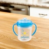 image:imageDr Browns Milestones Soft Spout Sippy Cup with Handles BPAFree Pink Bunny HeroBlue Star