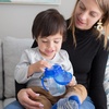 image:imageDr Browns Milestones Soft Spout Sippy Cup with Handles BPAFree Pink Bunny HeroBlue Tiger Hero