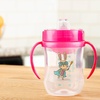image:imageDr Browns Milestones Soft Spout Sippy Cup with Handles BPAFree Pink Bunny HeroPink Bunny Hero