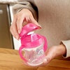 image:imageDr Browns Milestones Soft Spout Sippy Cup with Handles BPAFree Pink Bunny HeroPink Rainbow