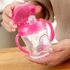 image:imageDr Browns Milestones Soft Spout Sippy Cup with Handles BPAFree Pink Bunny HeroPink Rainbow