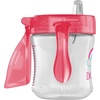 image:imageDr Browns Milestones Soft Spout Sippy Cup with Handles BPAFree Pink Bunny HeroPink Rainbow