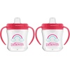 image:imageDr Browns Milestones Soft Spout Sippy Cup with Handles BPAFree Pink Bunny HeroPink Rainbow