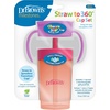 image:imageDr Browns Milestones Straw to 360 Convertible Toddler Training Cup Set with Interchangeable Silicone Straw and 360 Degree Cup Lids Blue Ocean 10 oz300 mL BPAFree 9m 2PackPink Coral