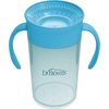 image:imageDr Browns Milestones Straw to 360 Convertible Toddler Training Cup Set with Interchangeable Silicone Straw and 360 Degree Cup Lids Blue Ocean 10 oz300 mL BPAFree 9m 2PackOcean BluesGreen Blues
