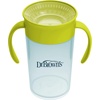 image:imageDr Browns Milestones Straw to 360 Convertible Toddler Training Cup Set with Interchangeable Silicone Straw and 360 Degree Cup Lids Blue Ocean 10 oz300 mL BPAFree 9m 2PackBlue Green Set