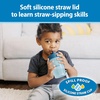 image:imageDr Browns Milestones Straw to 360 Convertible Toddler Training Cup Set with Interchangeable Silicone Straw and 360 Degree Cup Lids Blue Ocean 10 oz300 mL BPAFree 9m 2PackGreen Blue