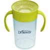 image:imageDr Browns Milestones Straw to 360 Convertible Toddler Training Cup Set with Interchangeable Silicone Straw and 360 Degree Cup Lids Blue Ocean 10 oz300 mL BPAFree 9m 2PackOcean BluesGreen Blues