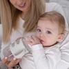 image:imageDr Browns Milestones WideNeck Sippy Spout Bottle with 100 Silicone Handles EasyGrip Handles with Soft Sippy Spout 9oz270mL LightPink amp Ecru 2Pack 6m2 Pack  Green  Gray