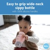 image:imageDr Browns Milestones WideNeck Sippy Spout Bottle with 100 Silicone Handles EasyGrip Handles with Soft Sippy Spout 9oz270mL LightPink amp Ecru 2Pack 6mEcruLightPink