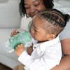 image:imageDr Browns Milestones WideNeck Sippy Spout Bottle with 100 Silicone Handles EasyGrip Handles with Soft Sippy Spout 9oz270mL LightPink amp Ecru 2Pack 6m2 Pack  Green  Gray