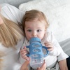 image:imageDr Browns Milestones WideNeck Sippy Spout Bottle with Silicone Handles 9 oz270 mL Ecru 1PackBlue