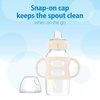 image:imageDr Browns Milestones WideNeck Sippy Spout Bottle with Silicone Handles 9 oz270 mL Ecru 1PackEcru