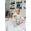 image:imageDr Browns Milestones WideNeck Sippy Straw Bottle with 100 Silicone Handles and Weighted Straw 9 oz270 mL Blue 6m1Pack  Gray