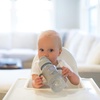 image:imageDr Browns Milestones WideNeck Sippy Straw Bottle with 100 Silicone Handles and Weighted Straw 9 oz270 mL Blue 6m1Pack  Gray