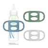 image:imageDr Browns Narrow Baby Bottle Handles 100 Silicone Easy Grip Removable Handles for Bottle to Sippy Cup Transition BlackEcruPink 3Pack 4mBlack  Ecru  Pink