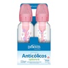 image:imageDr Browns Natural Flow AntiColic Options Narrow Baby Bottle Blue Nature 8 oz250 mL with Level 1 Slow Flow Nipples 0m 4 PackPink Floral  8 oz  4 Pack