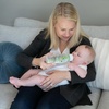 image:imageDr Browns Natural Flow AntiColic Options Narrow Baby Bottle Frog and Pig 8 oz250 mL with Level 1 Slow Flow Nipple BPAFree 0m 2PackOrange  Grenn Pig  Frog
