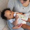 image:imageDr Browns Natural Flow AntiColic Options Narrow Baby Bottle Frog and Pig 8 oz250 mL with Level 1 Slow Flow Nipple BPAFree 0m 2PackPink  Blue Bear  Owl