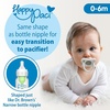 image:imageDr Browns Natural Flow AntiColic Options Narrow Breast to Bottle Pump amp Store Feeding Set with Slow Flow Nipples Baby Bottle Travel Caps and 100 Silicone HappyPaci OnePiece Pacifier BlueClear  Breast to Bottle Feeding Set