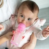 image:imageDr Browns Natural Flow AntiColic OptionsNarrow 8oz250mL Baby Bottle  Lovey Gift Set with Level 1 Slow Flow Nipples Pink4 oz  Pink