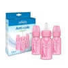 image:imageDr Browns Natural Flow AntiColic OptionsNarrow 8oz250mL Baby Bottle  Lovey Gift Set with Level 1 Slow Flow Nipples Pink4 oz  Pink