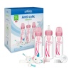 image:imageDr Browns Natural Flow AntiColic OptionsNarrow 8oz250mL Baby Bottle  Lovey Gift Set with Level 1 Slow Flow Nipples Pink8 oz  Clear with Lovey Unicorn