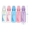 image:imageDr Browns Natural Flow AntiColic OptionsNarrow 8oz250mL Baby Bottle  Lovey Gift Set with Level 1 Slow Flow Nipples Pink8 oz  Clear with Lovey Unicorn