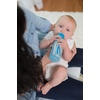 image:imageDr Browns Natural Flow AntiColic OptionsNarrow 8oz250mL Baby Bottle  Lovey Gift Set with Level 1 Slow Flow Nipples PinkBlue  Clear